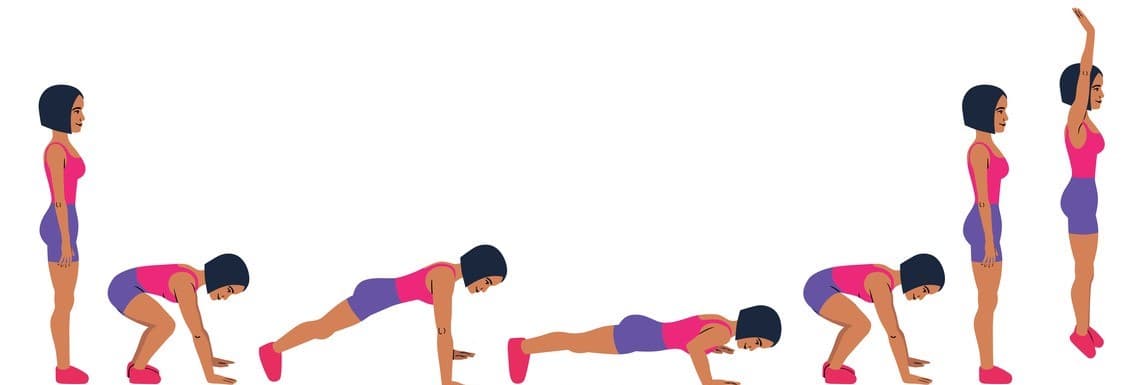 8 exercices pour perdre du poids découvrez nos mouvements efficaces pour maigrir - burpees