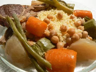 le riz complet aux petits légumes