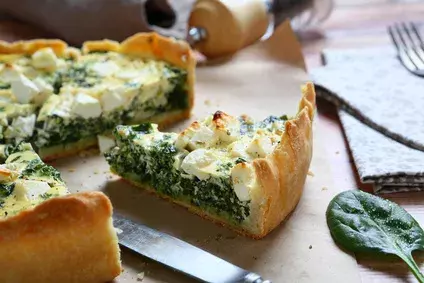 Quiche épinards feta
